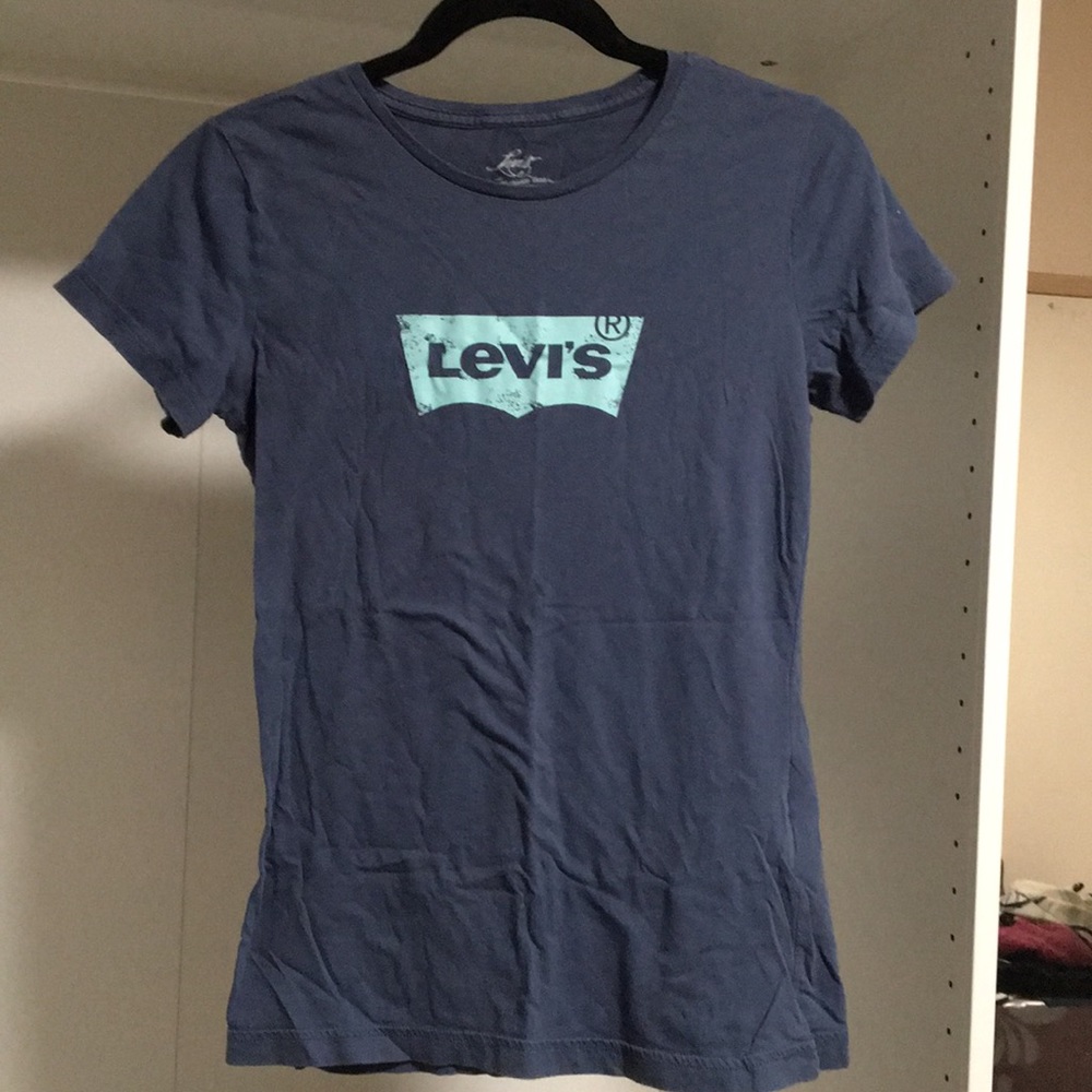 Levi’s blue logo T-shirt size S cotton